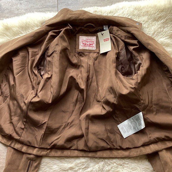Levi’s Suede-look Moto Jacket. H1 - Picture 8 of 16